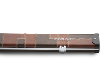 Brown & Tan Patchwork ¾ Halo Snooker Cue Case